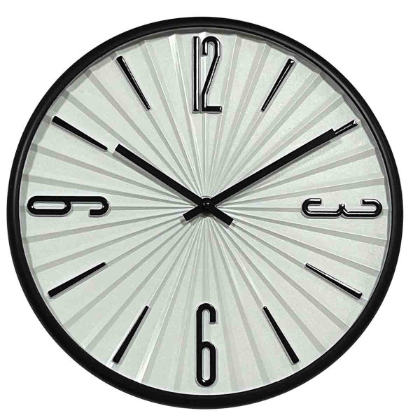 LAURENT TAYLOR -CLOCK WHITE LINE 33 CM