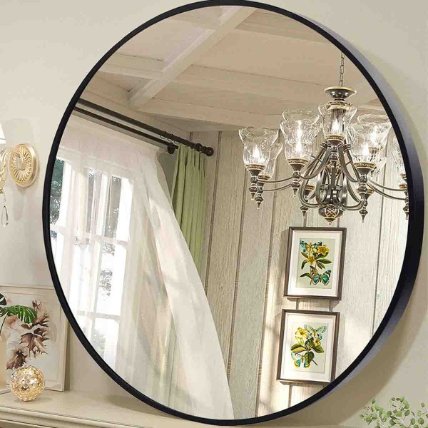Lauren Taylor - ALUMINUM ROUND FRAME MIRROR