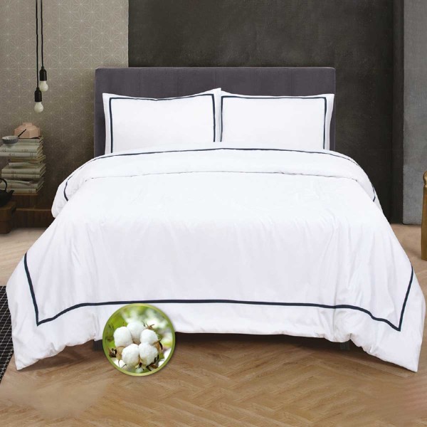 3 Pcs Hotel Home T350 Assorted- Queen Duvet Cover