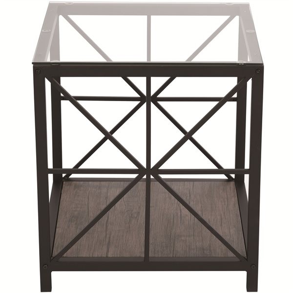 Atelier du Nord | Shape - Table d'appoint carrée industrielle