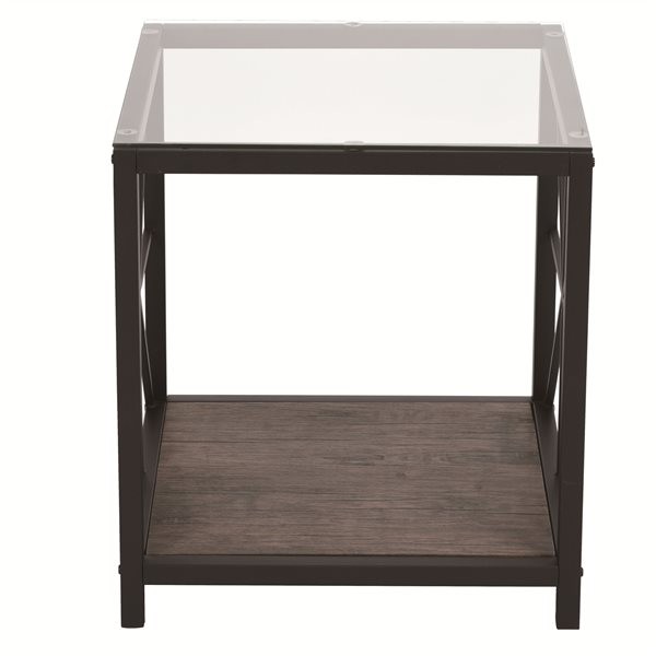 Atelier du Nord | Shape - Table d'appoint carrée industrielle