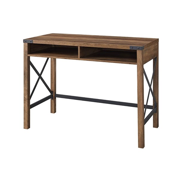 Bureau en métal et bois