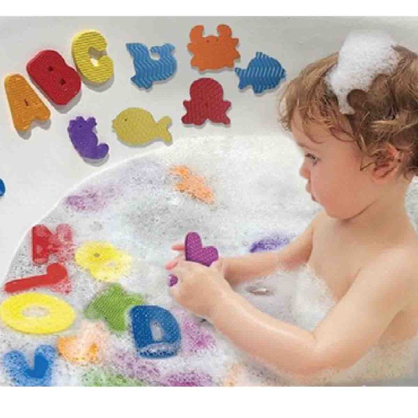 36 pièces Lettres et formes pour baignoire