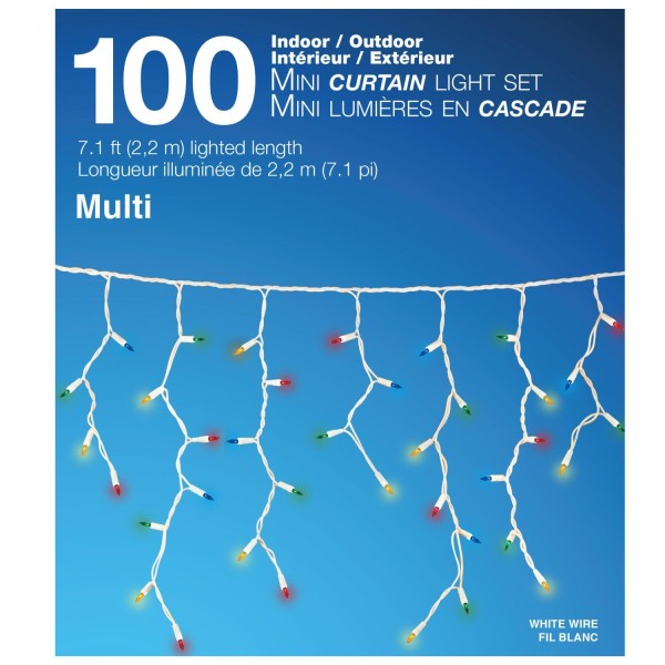 100 Mini Outd Incandescent Curtain Light - Magasins Hart | Hart Stores