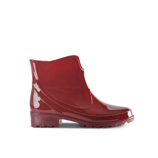 Women's Red Ankle Rain Boot - Magasins Hart | Hart Stores