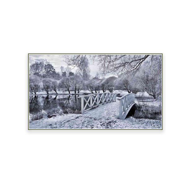 1Xmas Canvas 40x60 Fiber Optic Scenic