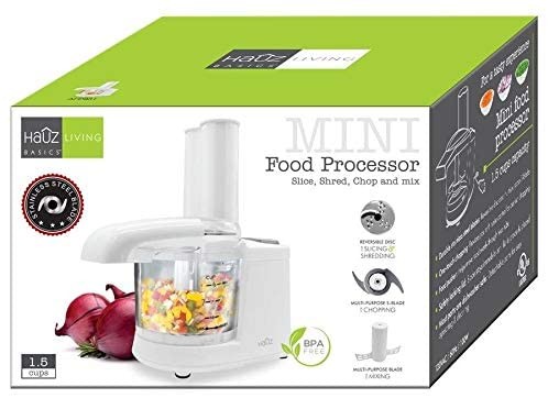 Mini robot de cuisine 1.5 tasse Hauz