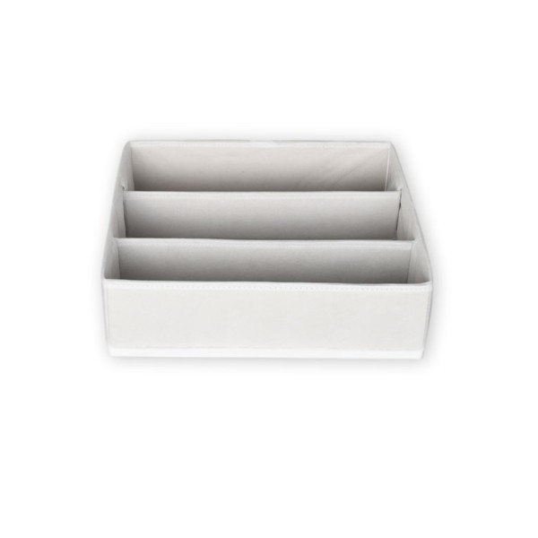Drawer Divider White 35.5x35.5x10cm Foldable Grey/White