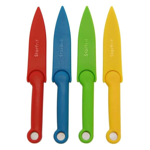 Starfrit - Set of 4 Paring Knives with Covers - Magasins Hart | Hart Stores