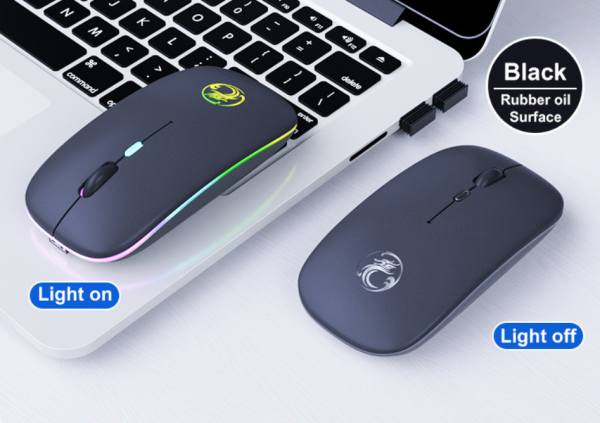 Wattson - Wireless BT Rechargeable Mouse - Led Light