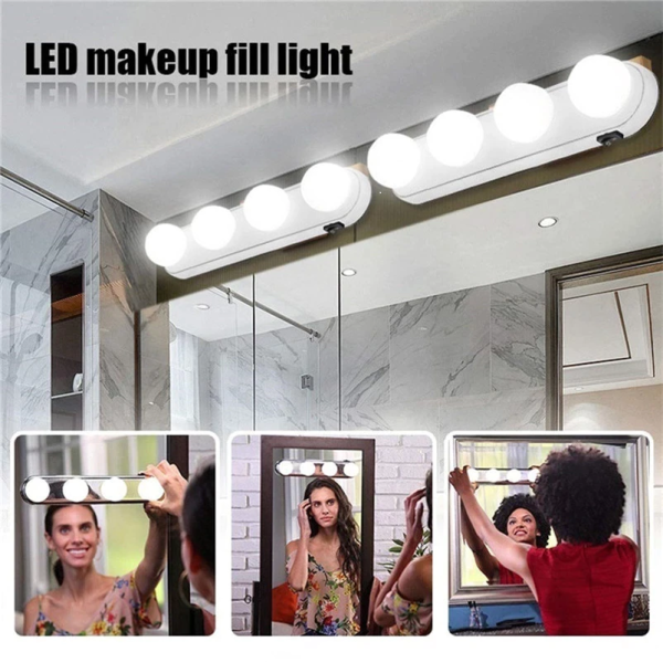 WATTSON - Led Mirror Light Adjustable Brightness Levels Daylight White