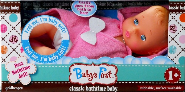 Baby's First - Poupée bébé Softina pour le bain