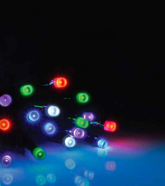 Jeu de lumières 200L F5 Milky Led, 8 fonctions