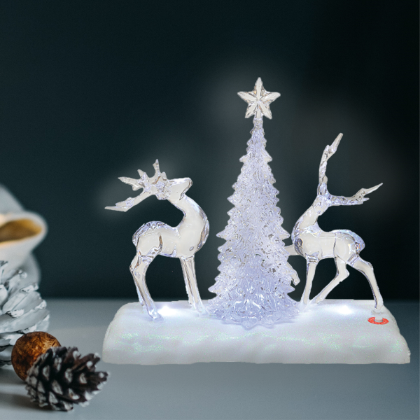 Led Musical Reindeer & Tree