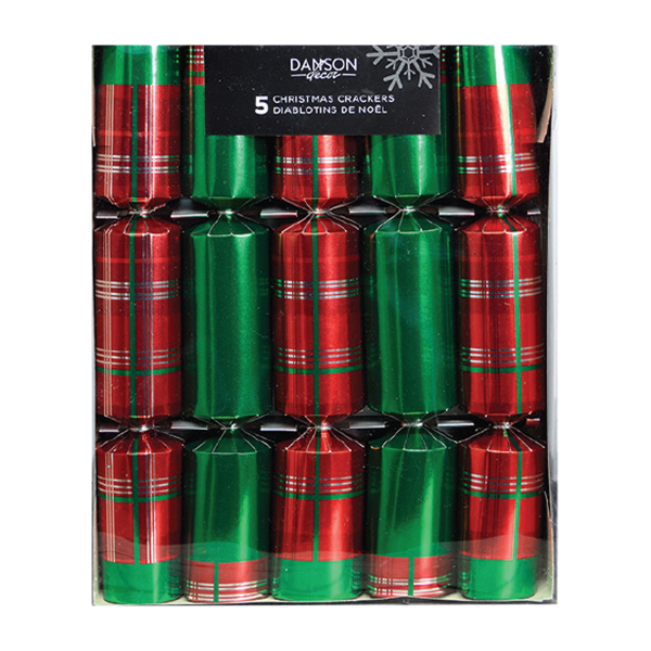 Foil Xmas Crackers 30.5cm