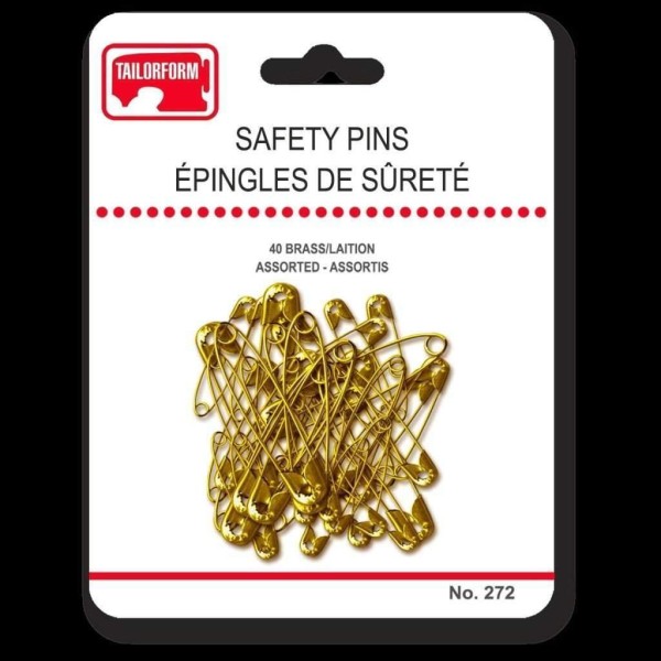 Brass Safety Pins - Magasins Hart | Hart Stores