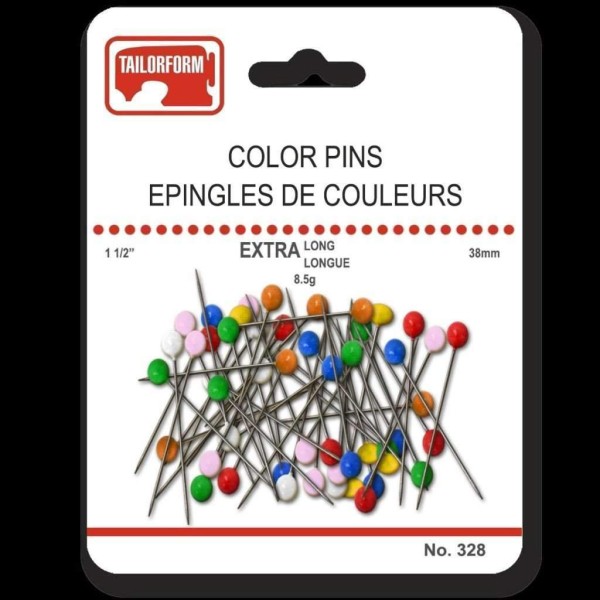 Coloured Head Pins Extra Long - Magasins Hart | Hart Stores