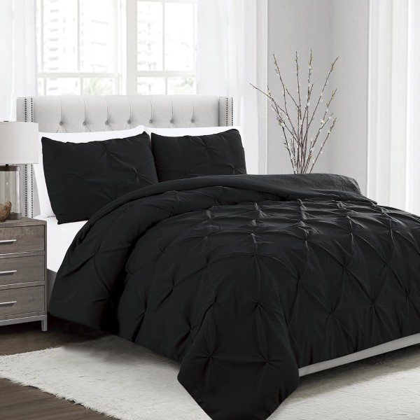 Lauren Taylor - RUCHED 3pcs Duvet Cover Set