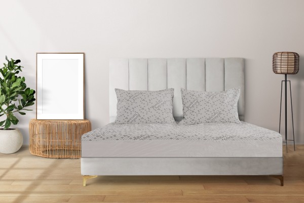 W Home - Oreiller tricoté en bambou et charbon de bois