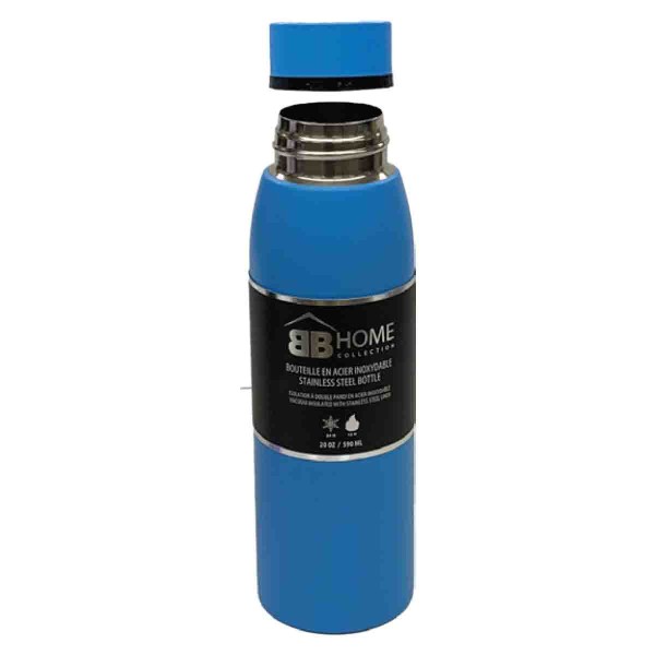 BB 590ML BOTTLE STAINLESS STEEL SOLID COLOR ASST.