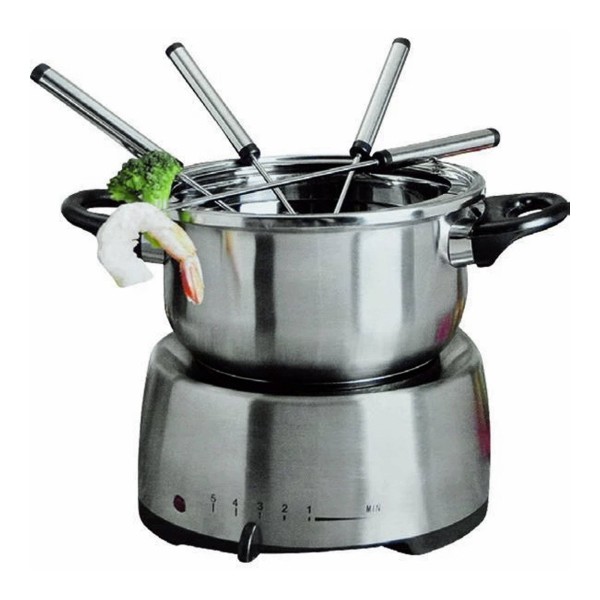 Electric Stainless Steel Fondue Pot Set - Magasins Hart | Hart Stores