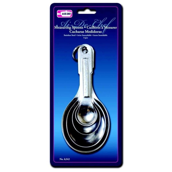 Measuring Spoons 5 Stainless Steel - Magasins Hart | Hart Stores