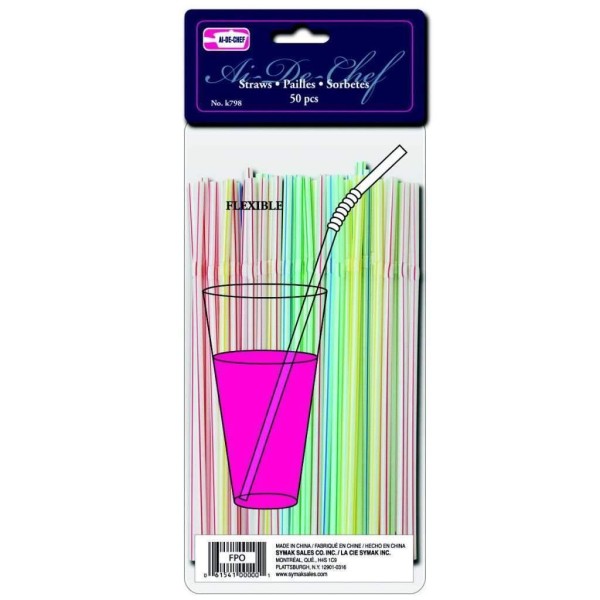 Straws 50 Flexible - Magasins Hart | Hart Stores