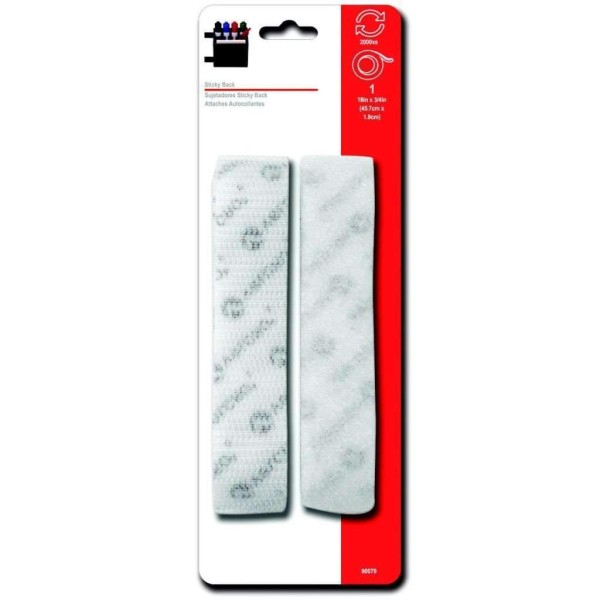 Velcro Strips-sticky Back 16in - White - Magasins Hart | Hart Stores