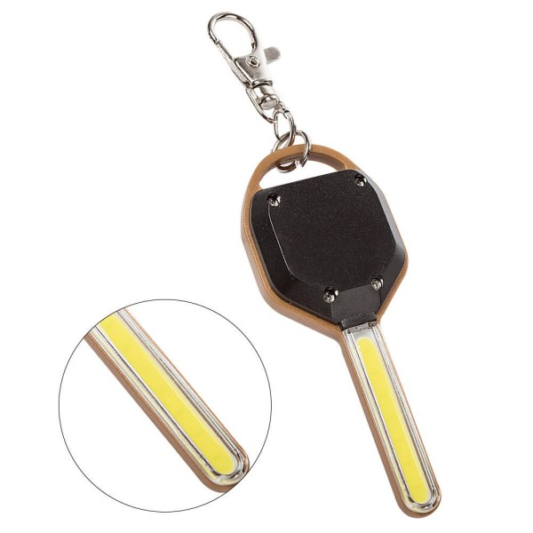 Key cob light, porte clé en forme de clé 200 LUMENS 80/CTN