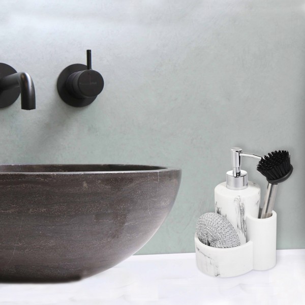Distributeur De Savon Pour Evier En Polyresine