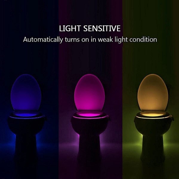 Lampe à induction de toilette