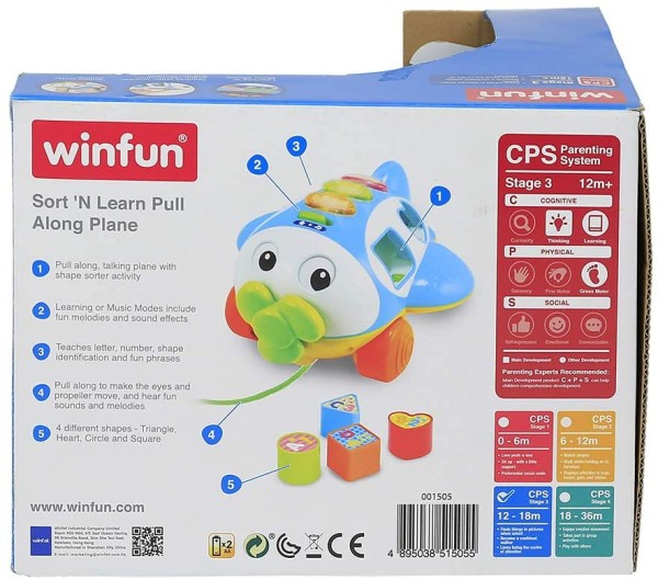 Sort N Learn Pull Along Plane