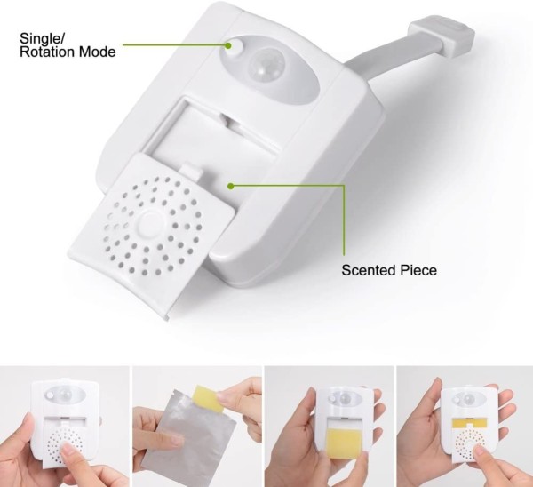 Lampe à induction de toilette
