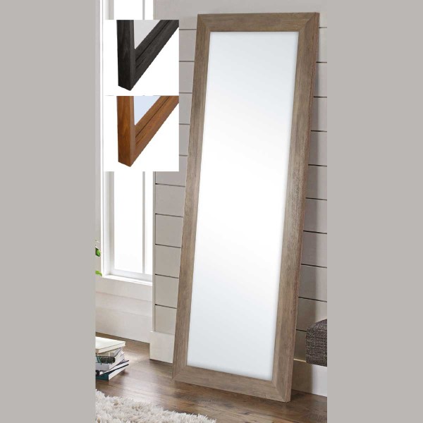 Walnut Mirror 24.01x 67.625 Inches