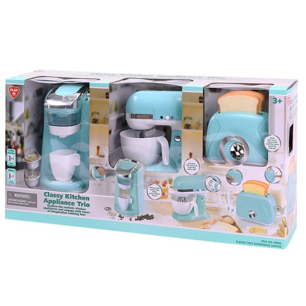 CLASSY KITCHEN APPLIANCE TRIO - BLUE