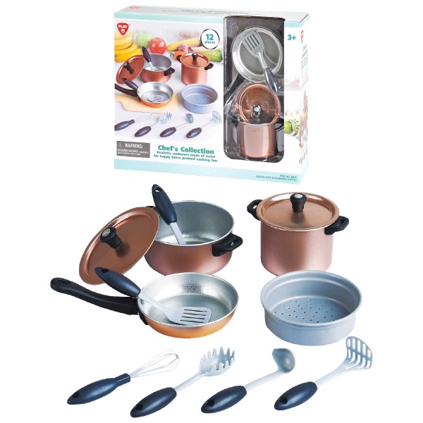 Chef'S Collection 12Pc Metal Cookware