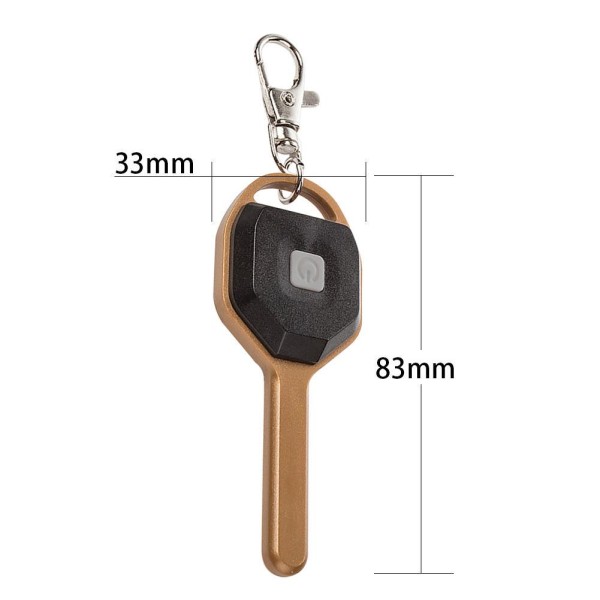Key cob light, porte clé en forme de clé 200 LUMENS 80/CTN