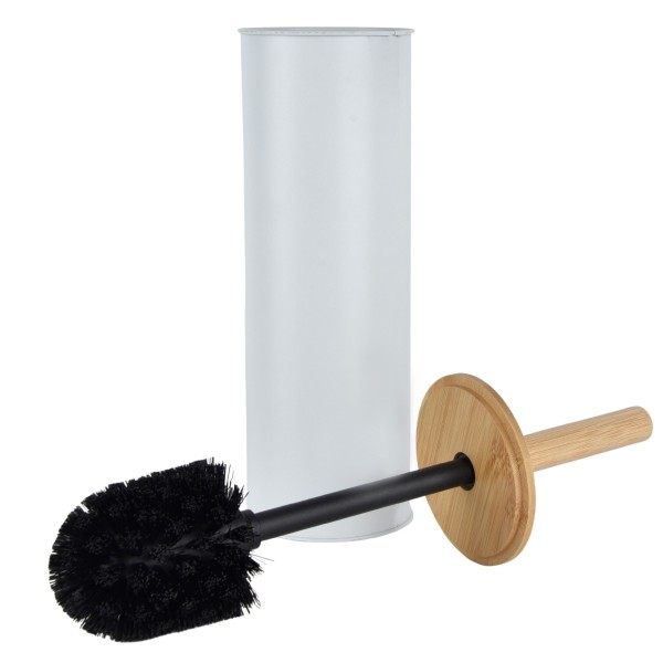 LE SPA - Toilet Cleaner Metal With Bamboo Lid