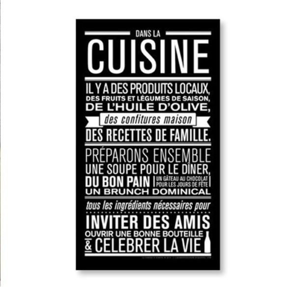 Dans La Cuisine Wall Art