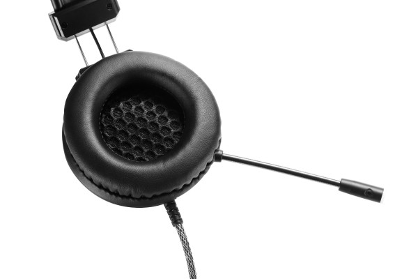 Gaming Headset With Headset Retractable Microphone