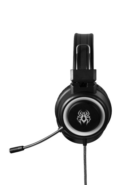 Gaming Headset With Headset Retractable Microphone