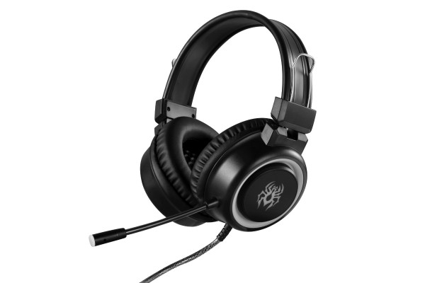 Gaming Headset With Headset Retractable Microphone