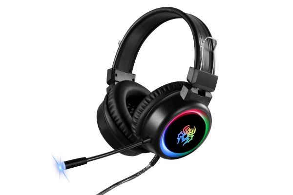 Gaming Headset With Headset Retractable Microphone