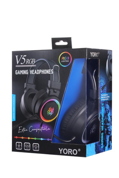 Gaming Headset With Headset Retractable Microphone