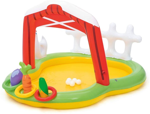 Bestway - Pataugeoire centre de jeux gonflable | La p'tite ferme