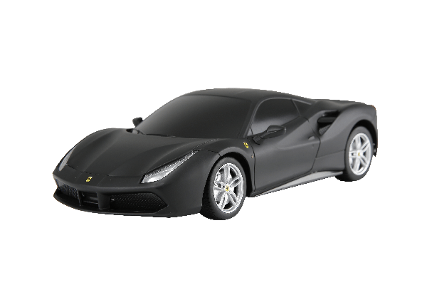 Voiture R/C sous licence à l'échelle 1:24 Ferrari 488 GTB | Radiocommandée Rastar 1/24 modèle de voiture de sport super RTR