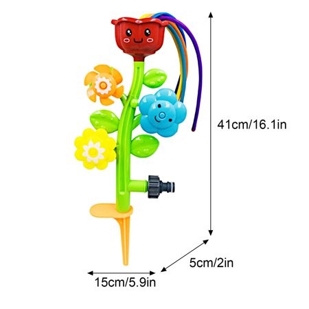Fleur Éclaboussures arroseur d'eau | Jouet d'extérieur d'été