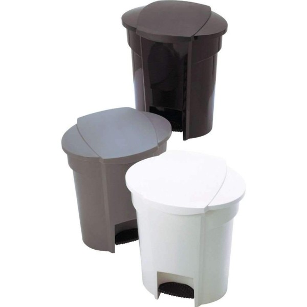 Spring Top White Garbage Can - Magasins Hart | Hart Stores