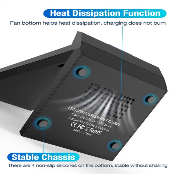 Mobile Phone Bracket Wireless 15w Fast Charger