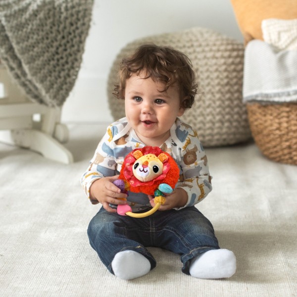 Touch N Discover Lion Rattle
